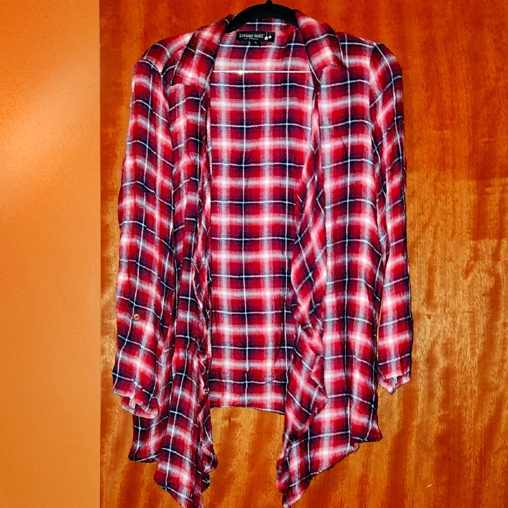 Living Doll Red Plaid Shirt